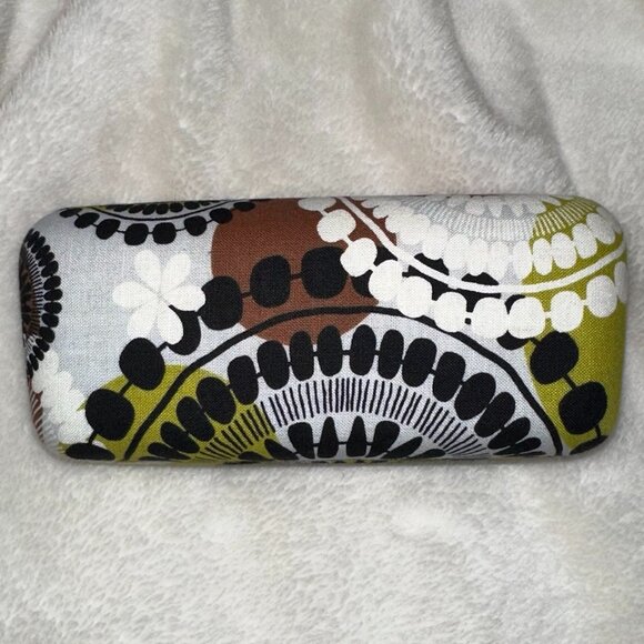 Vera Bradley*Clamshell Sunglasses Case in Cocoa Moss - Picture 2 of 4